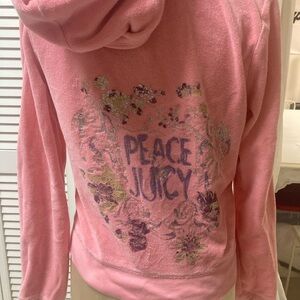 Juicy Couture Pink Cowl Neck Sweater